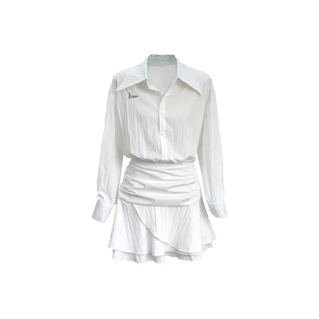 JOSR Long Sleeved Dresses Women's White