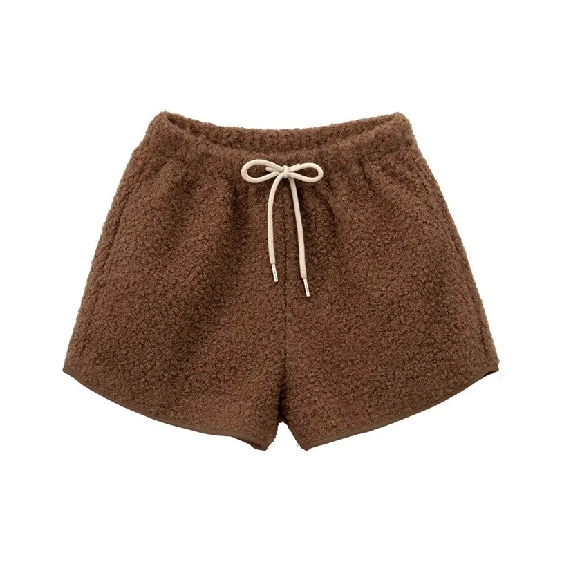 Ya Sheep People Casual Shorts Women's Coffee