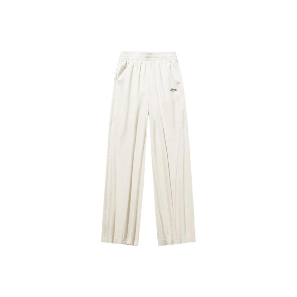 Anta Variety Training Collection Knitted Sweatpants Women's Chalk