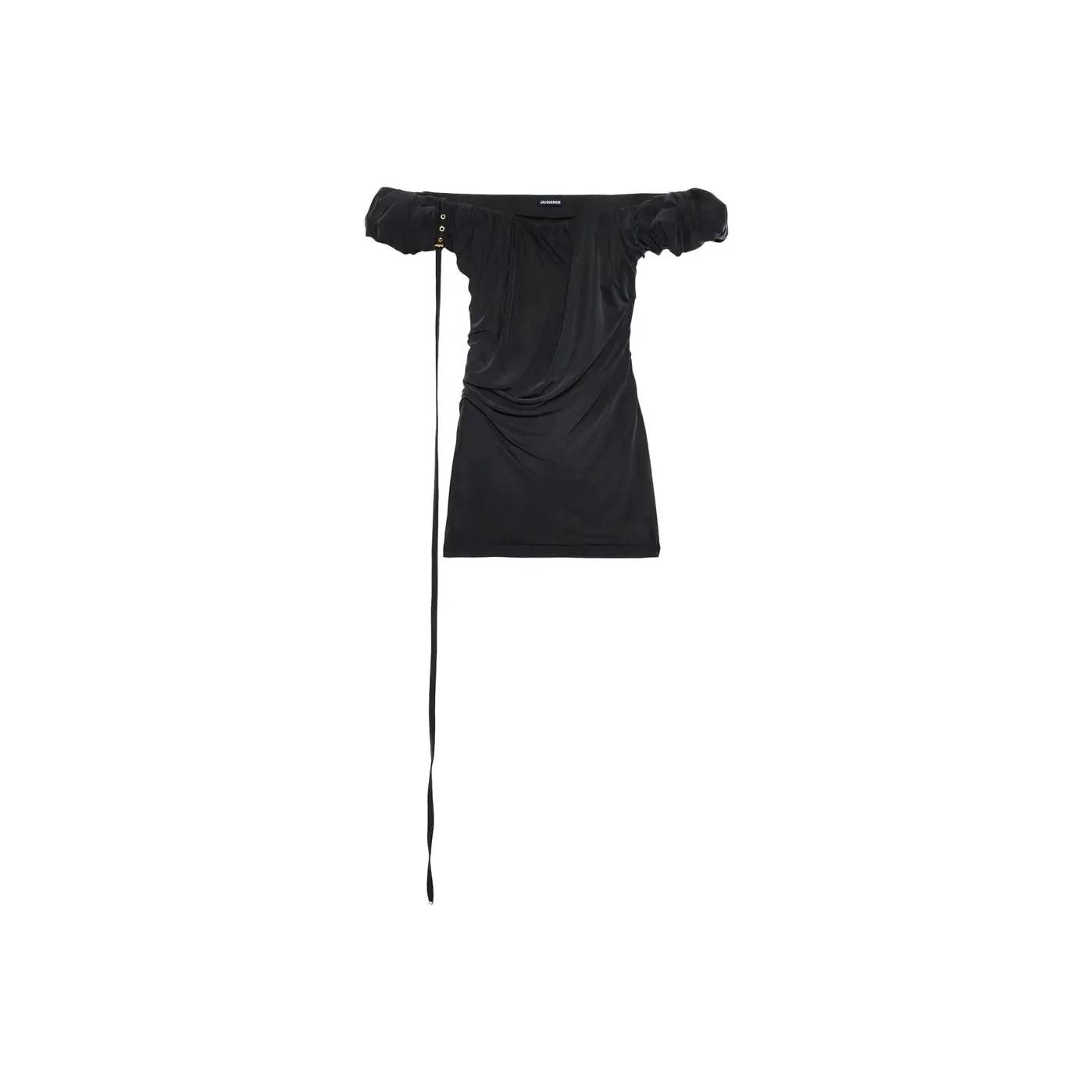 Jacquemus La Robe Ciceri Draped Minidress