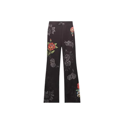 Ed Hardy Черные Женские Леггинсы