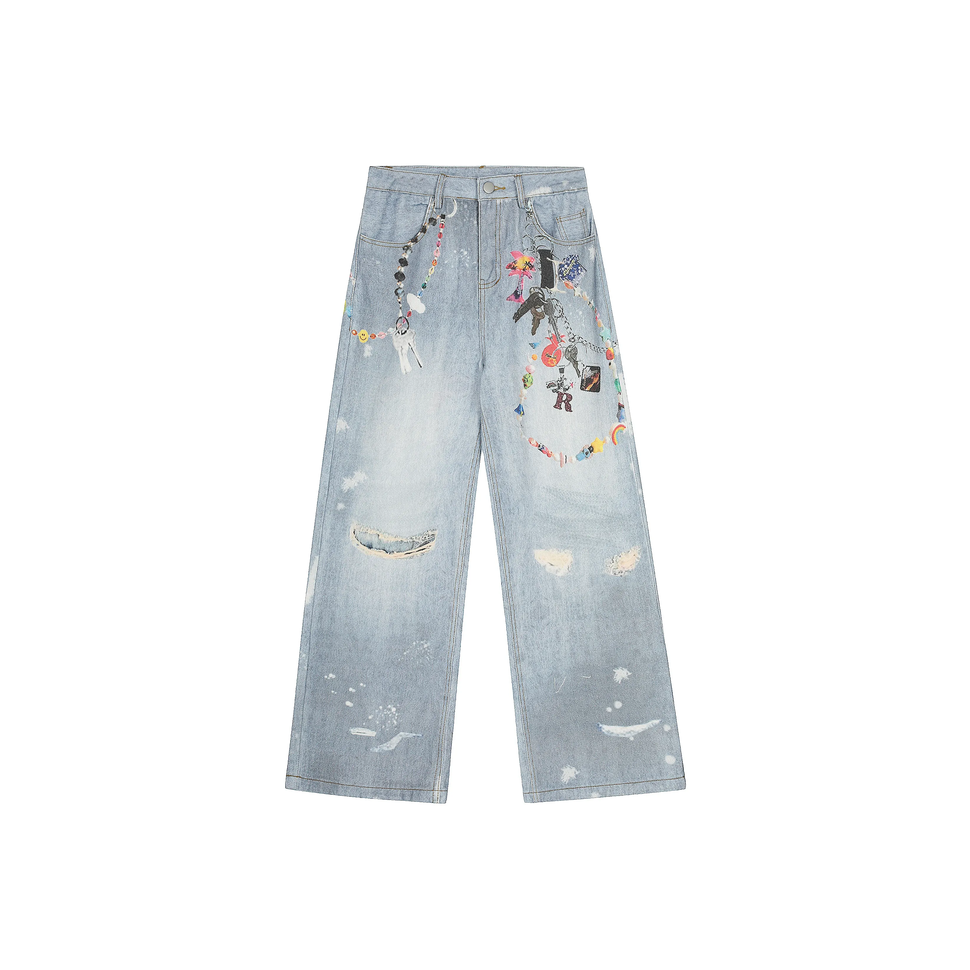 BEAR UNION Женские джинсы синие