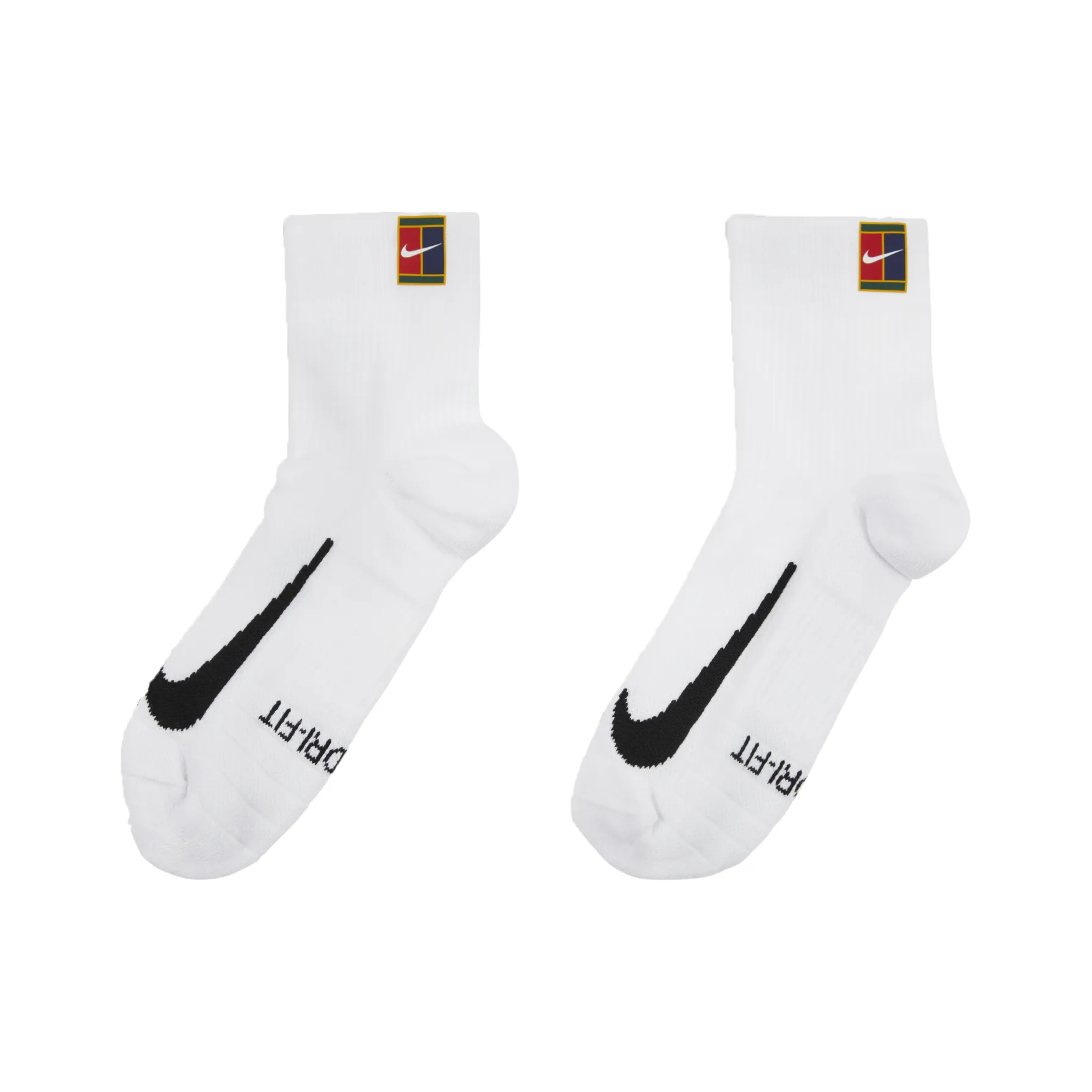 Низкие носки Nike Court Multiplier унисекс 2 упаковки белый белый