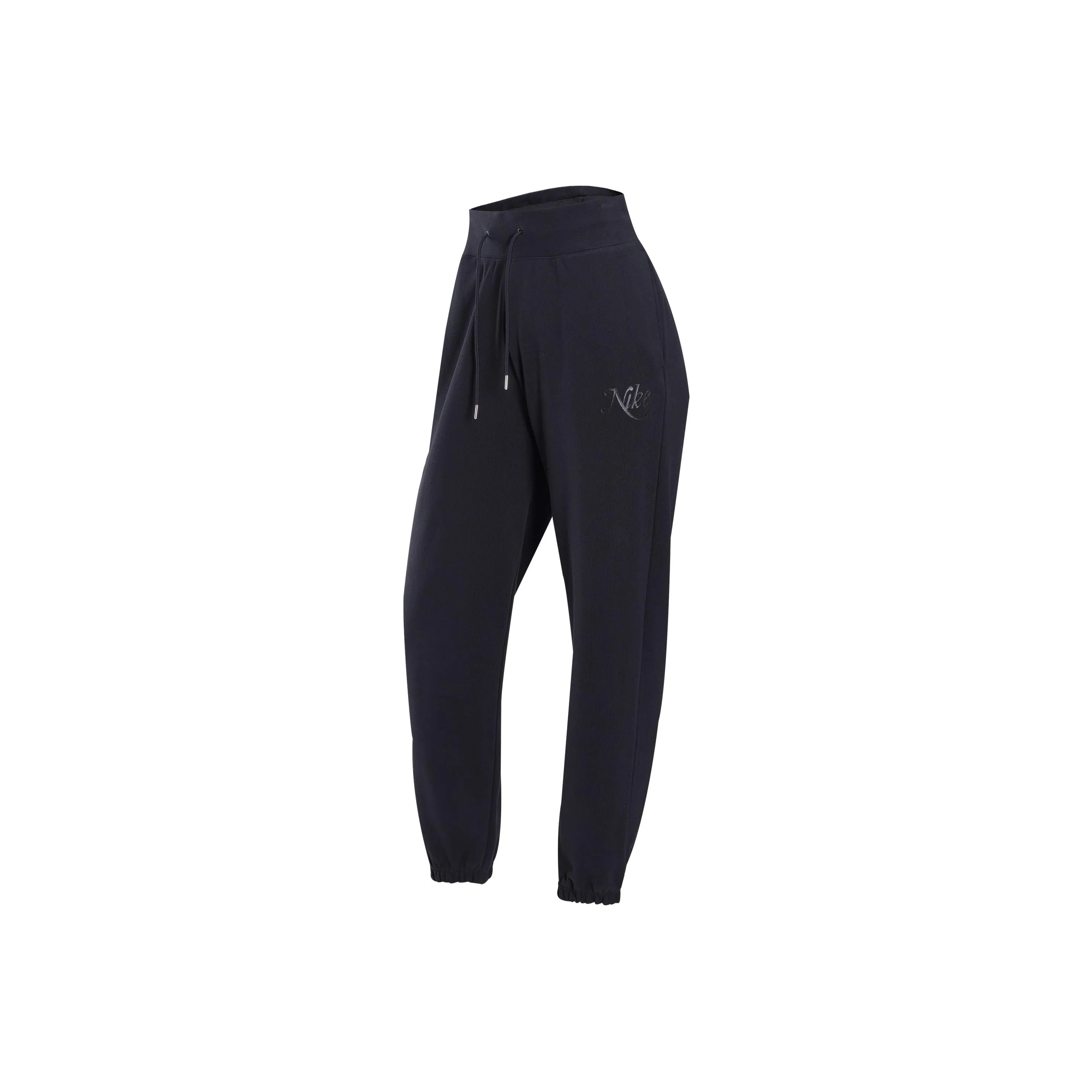 Nike Sportswear Phoenix Fleece OVERSIZE Knitted Sports Pants Women's Black