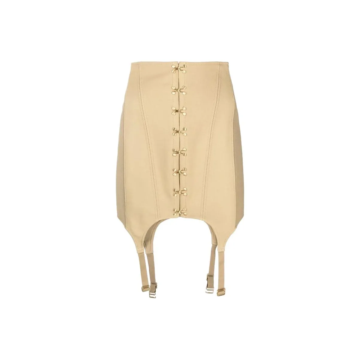 DION LEE Casual Short Skirts Women's Khaki