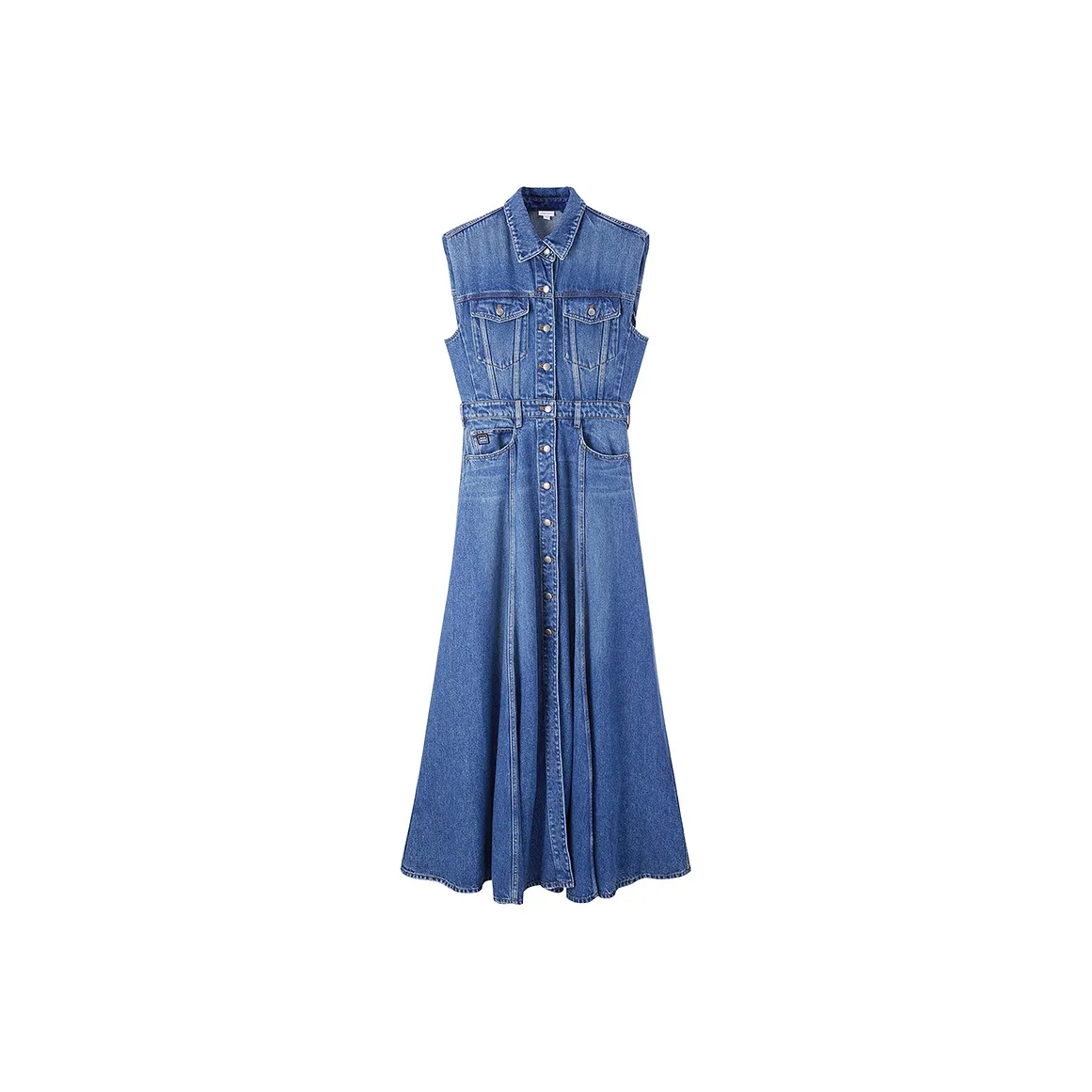 Miss Sixty Sleeveless Dress Women's Medium Blue