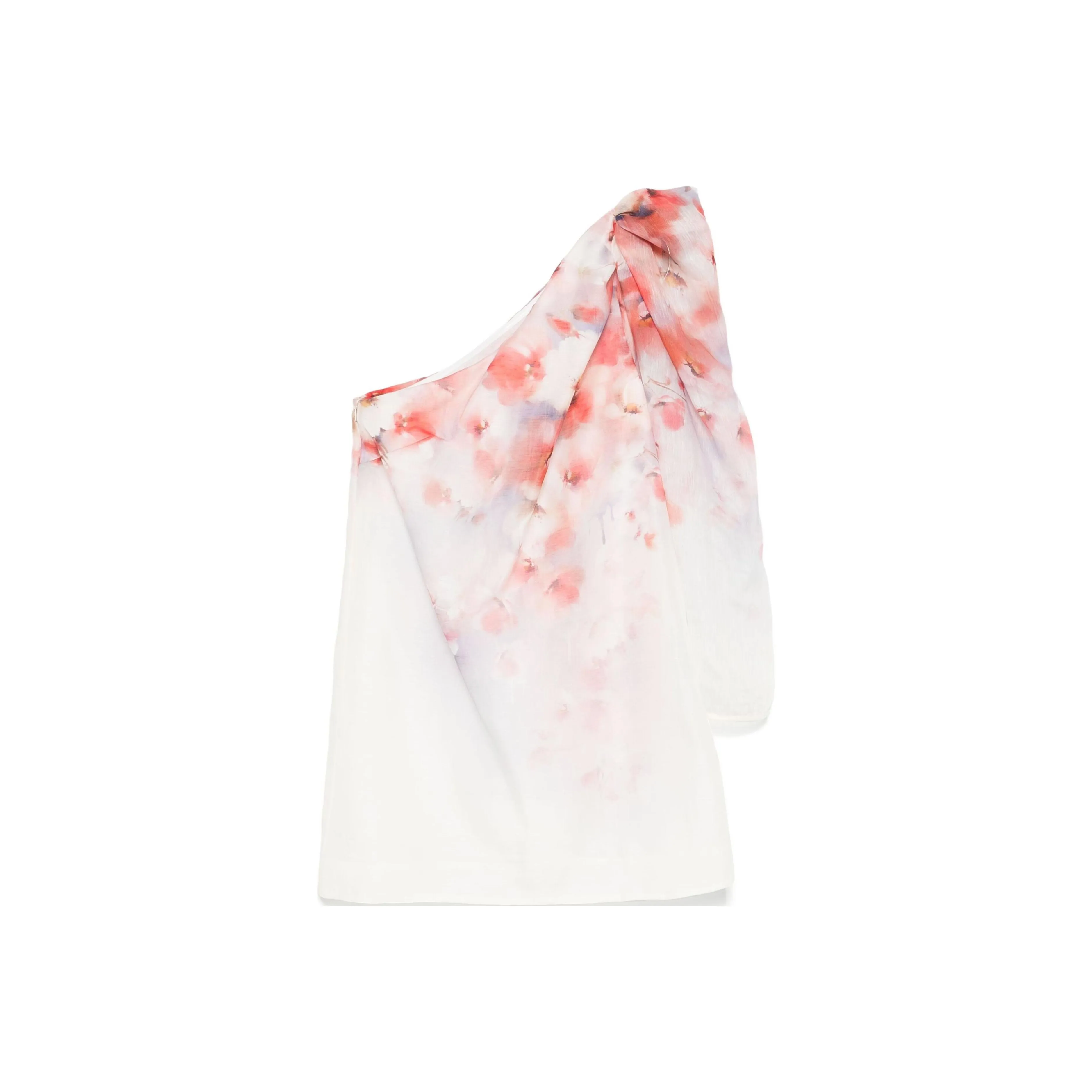 Zimmermann Crush Asymmetrical Mini Dress
