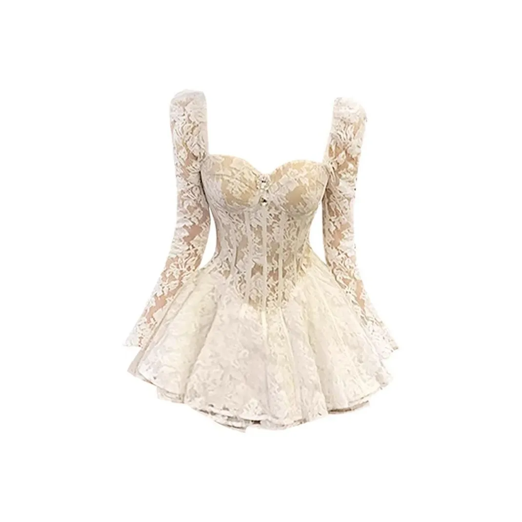 PLAY BUSH Длинное платье с длинными рукавами женское цвет изображения