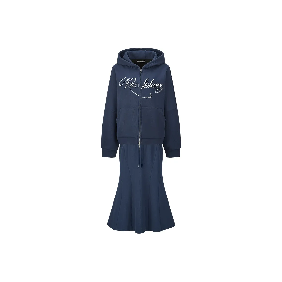 Girly Fancy Club Свитшот Комплект Женский Темно-Синий