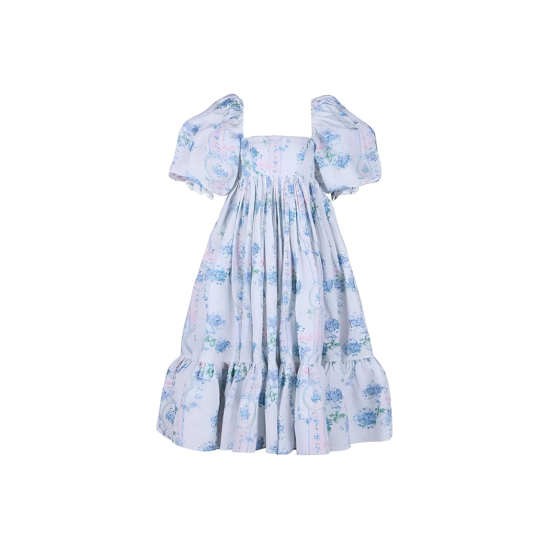 Selkie Short Sleeved Dresses Women's Blue