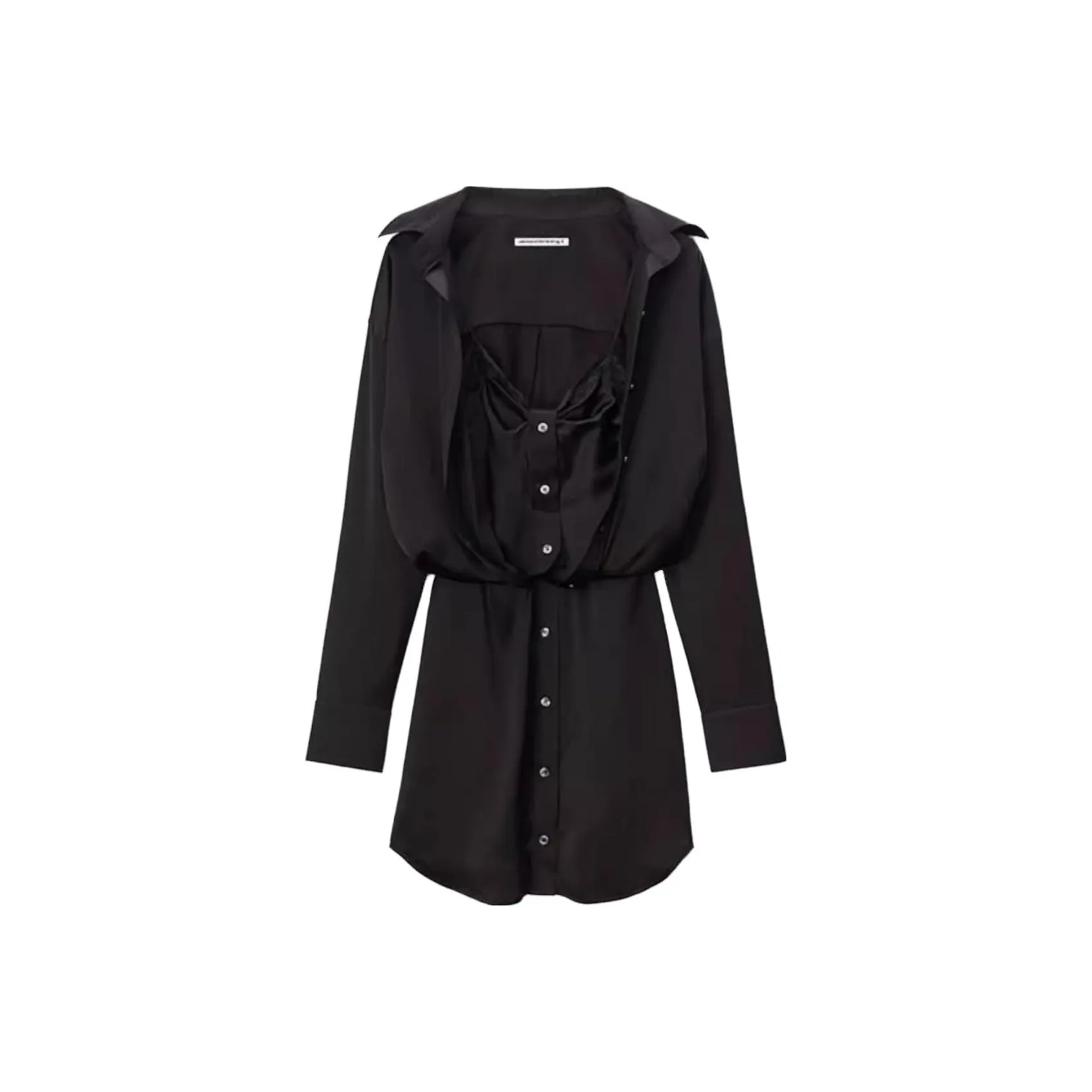Alexander Wang Lace Trim Layered Dress