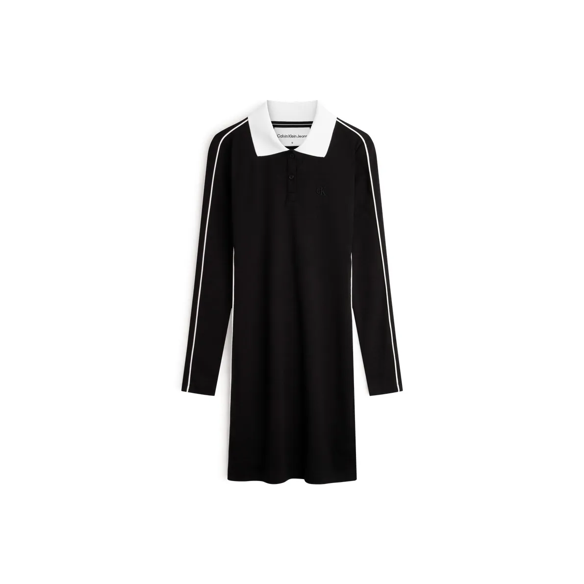 CALVIN KLEIN Long Sleeved Dresses Women's Space Black