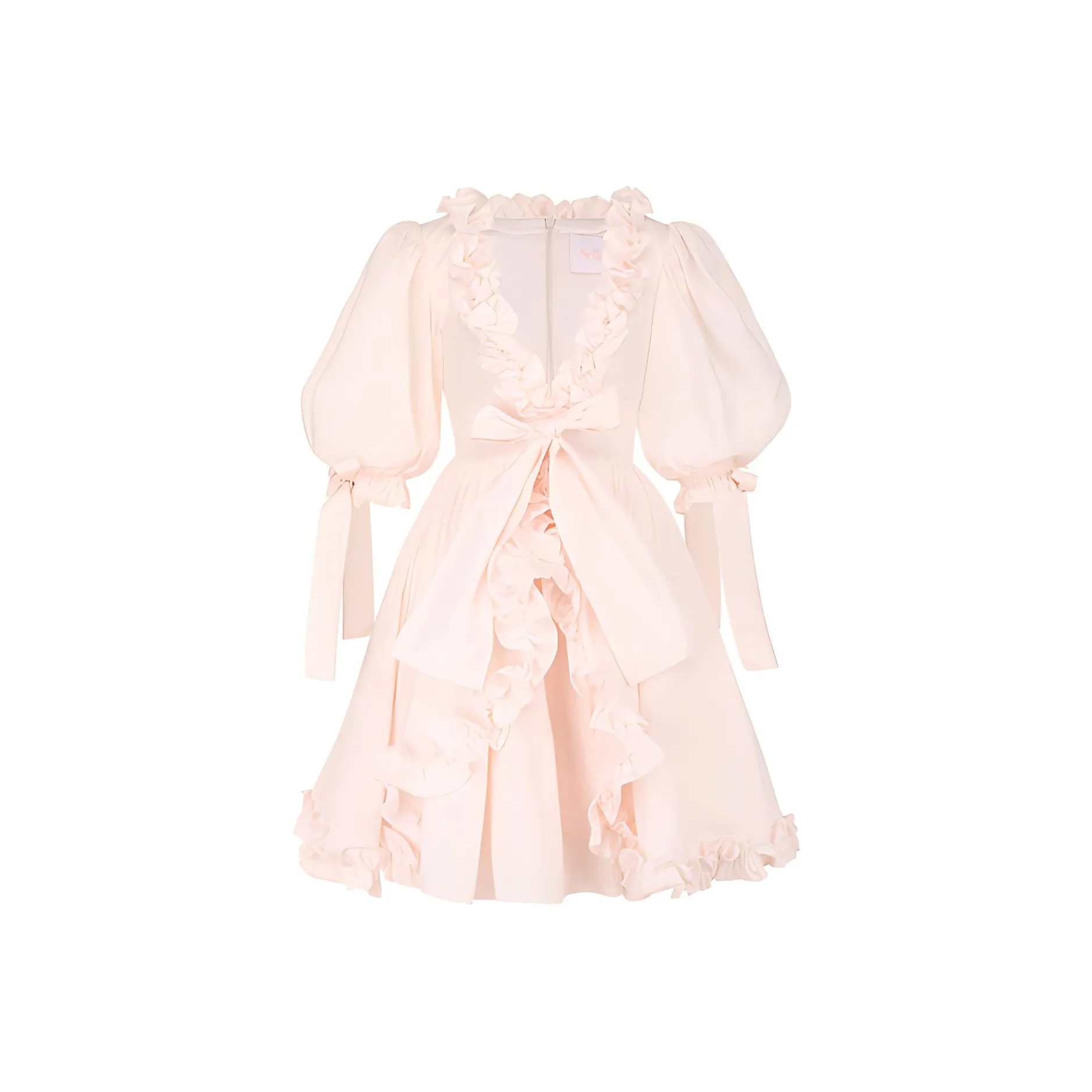 Selkie Collection SS23 Long Sleeved Dress Women's Cotton Candy Cherry Blossom