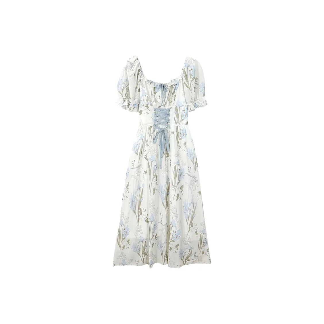 SYEEE WITH U Короткий рукав Платье Женское С цветочным узором