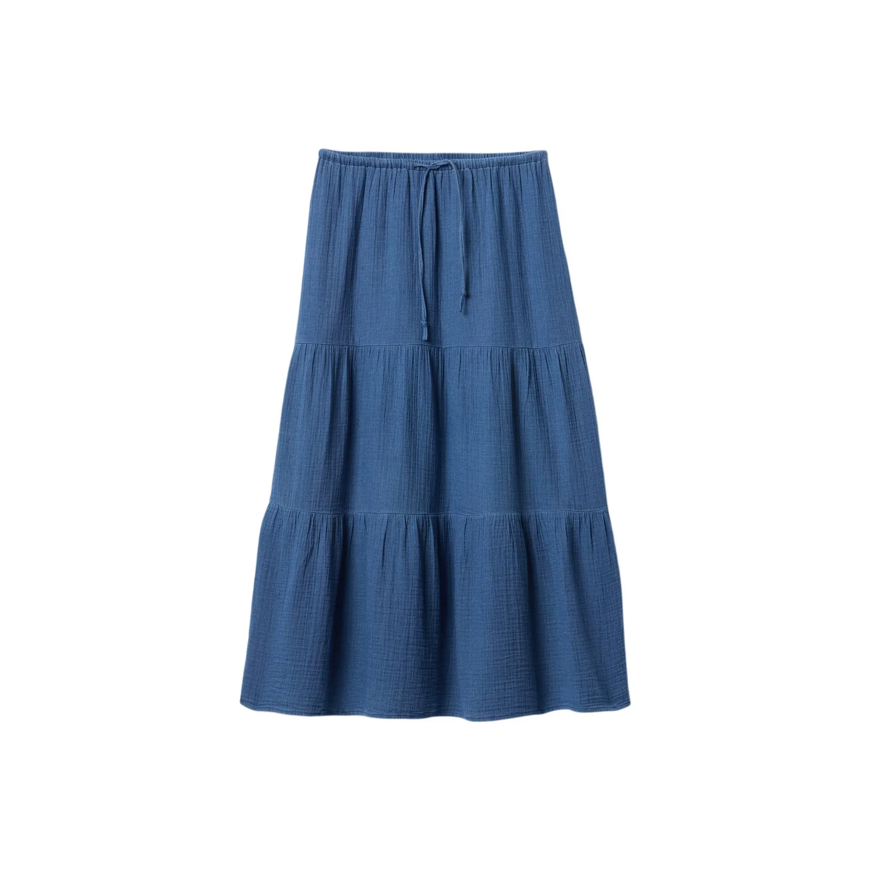 GAP SS25 Denim Long Skirt Women's Blue