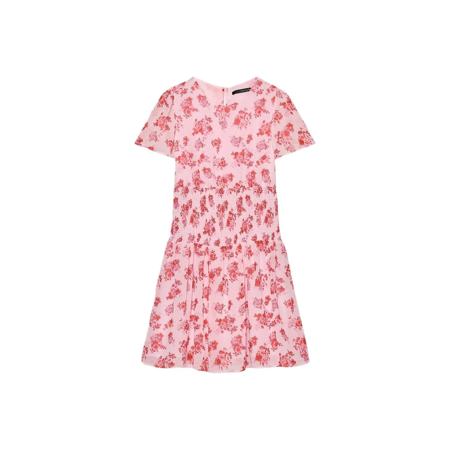 ZARA Short Sleeved Dress Women's Chocolates Brown