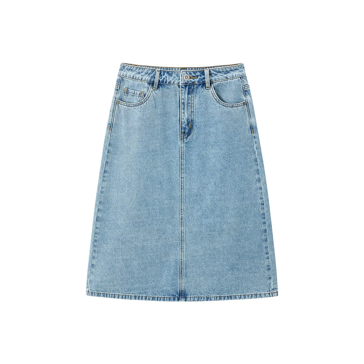 LEDIN Женские джинсовые длинные юбки