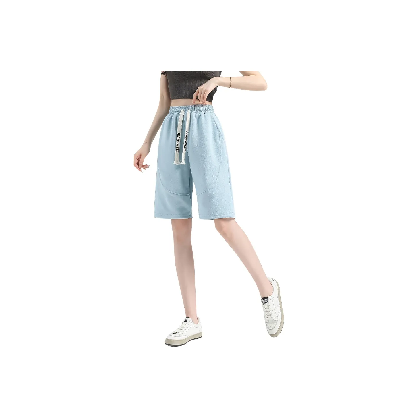 jean Compression West Casual Shorts Women's