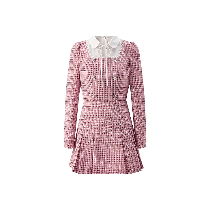 LEDIN Long Sleeved Dresses Women's Dark Red In Stock