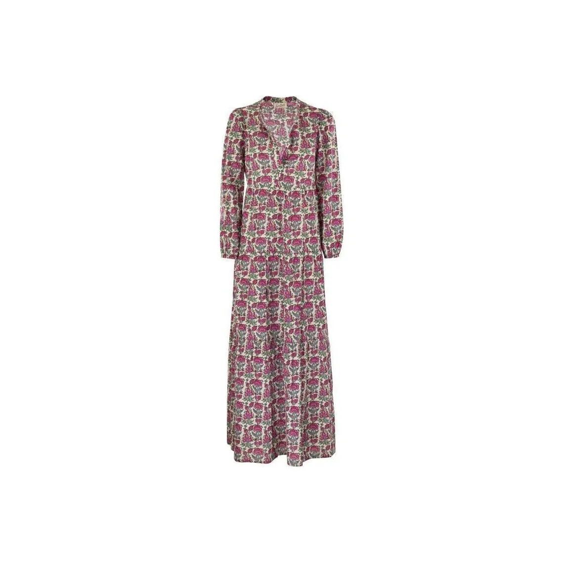 MC2 Saint Barth Nadja Floral Printed Maxi Dress