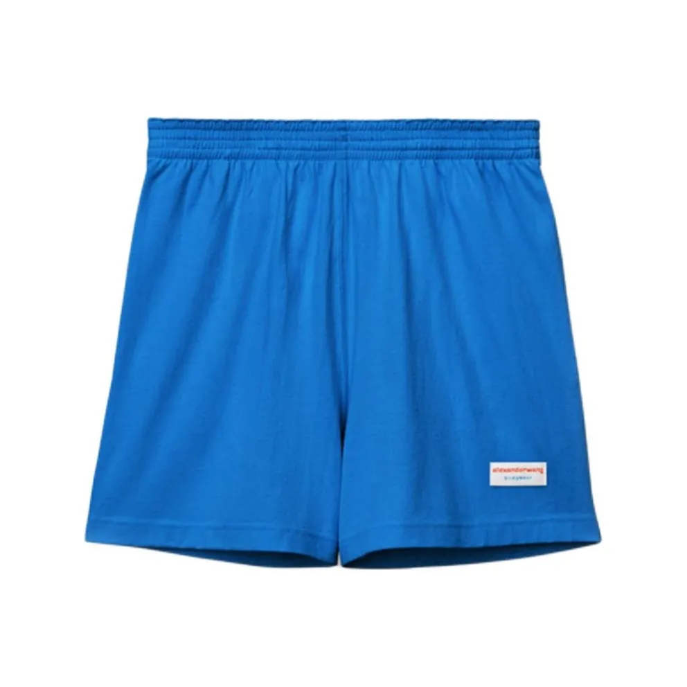 Alexander Wang FW24 Коллекция нижнего белья Повседневные шорты Унисекс Кобальтовый синий