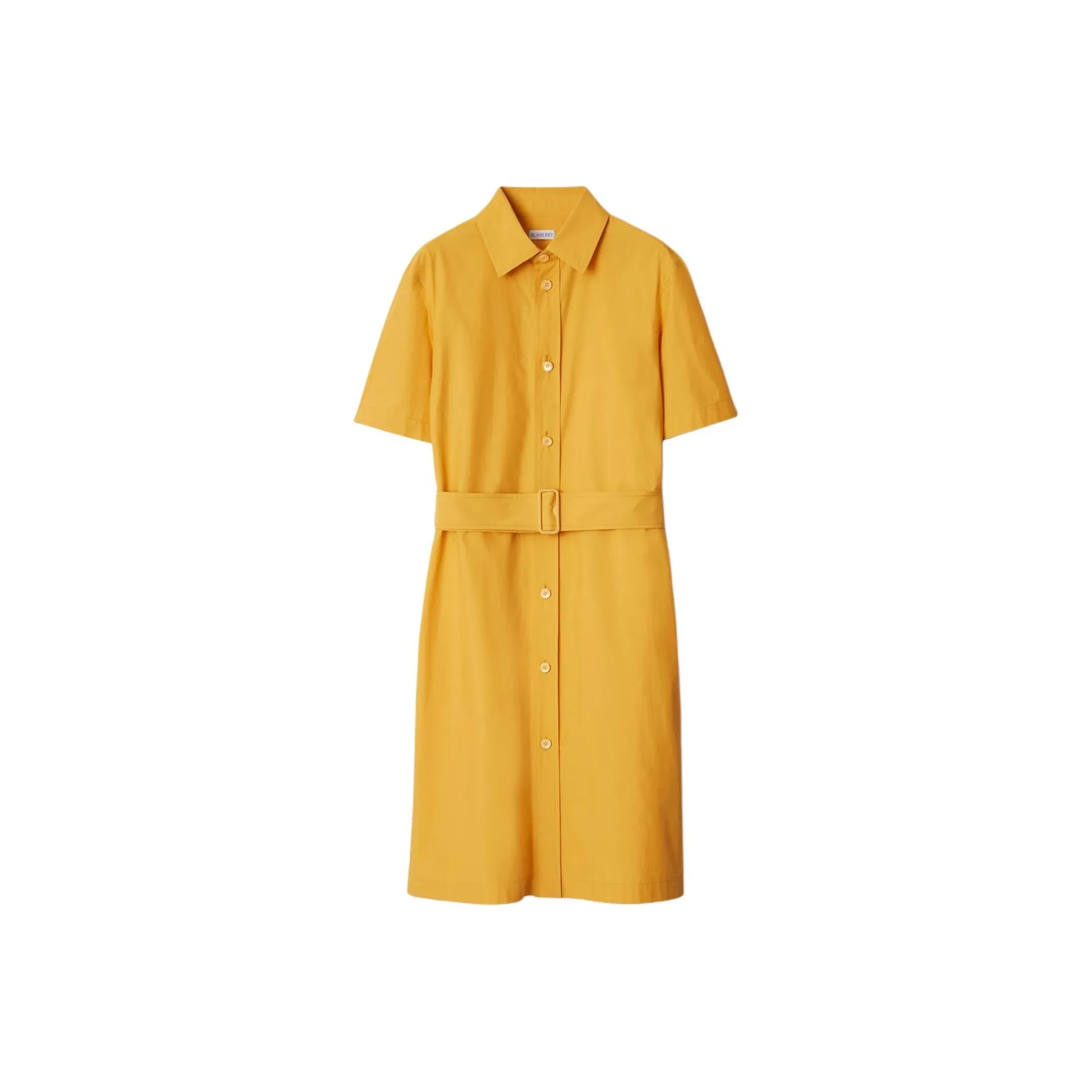 Burberry Short Sleeved Dress Women's Yellow