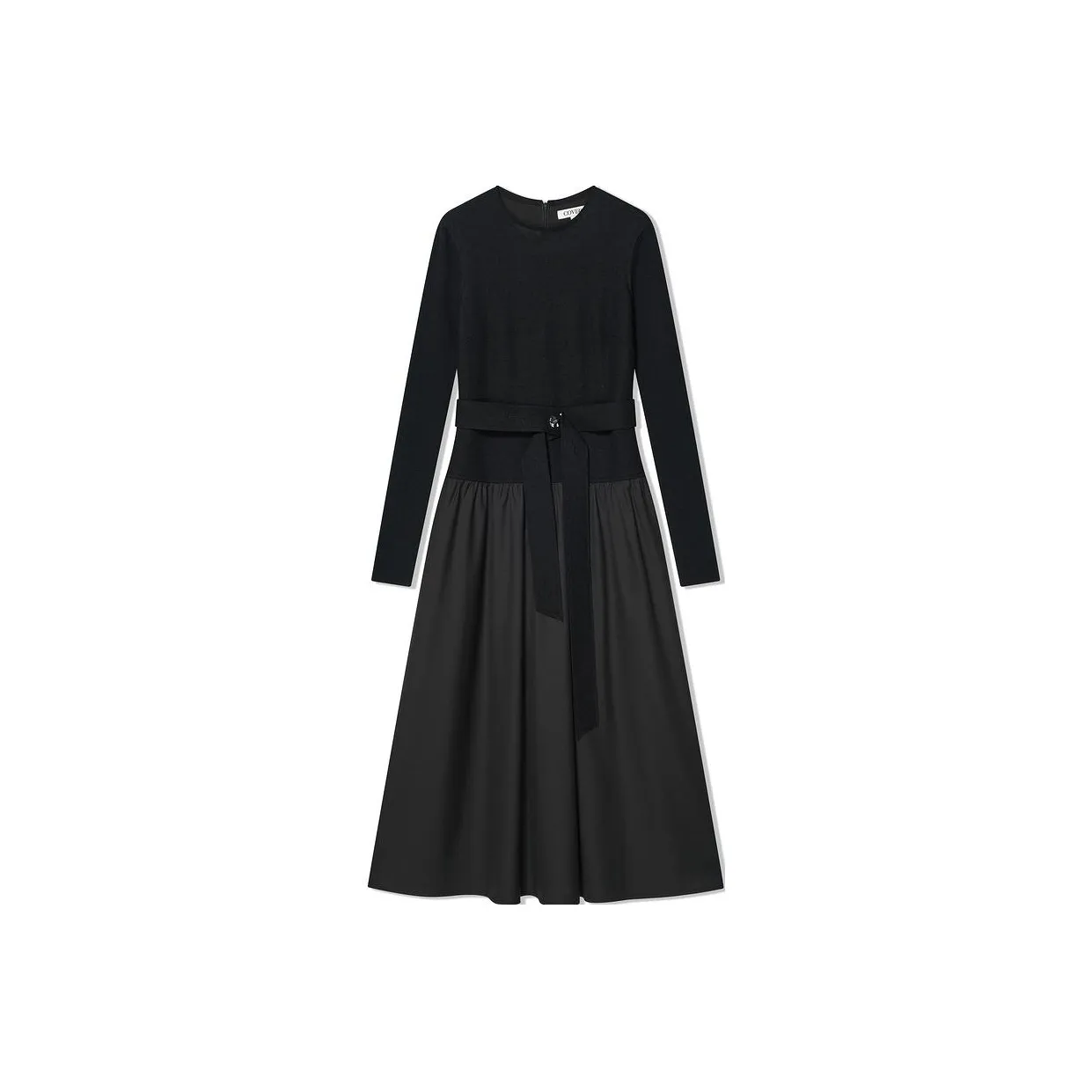 COVERINS Long Sleeved Dress Women's Black