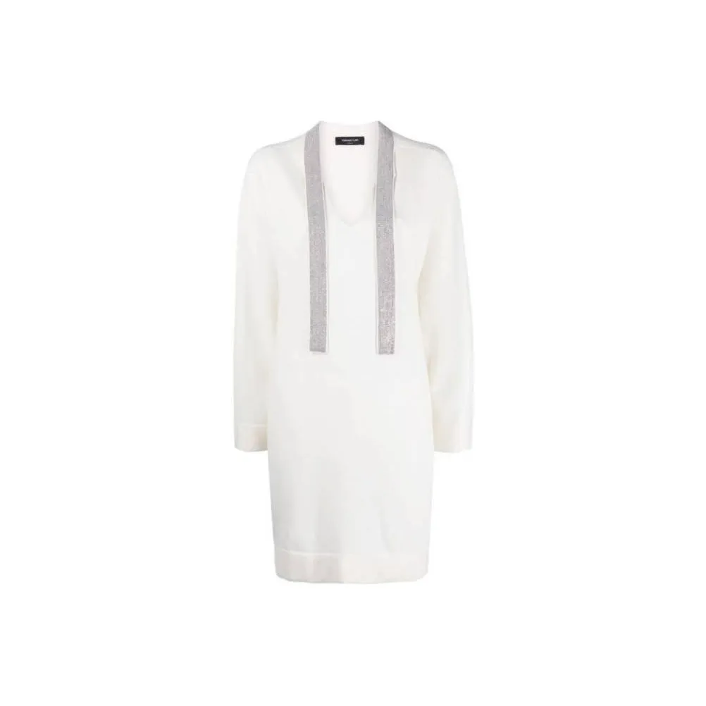 Fabiana Filippi Long Sleeved Dresses Women's White