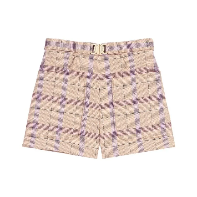 Maje Prince Of Wales Tailored Shorts