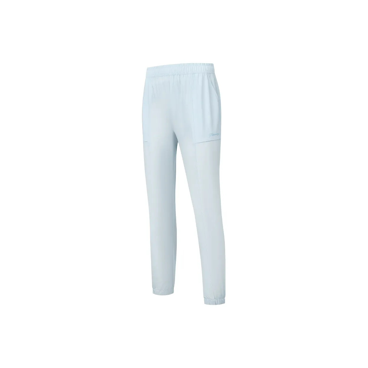 QIAODAN Вязаные тренировочные штаны женские светлый прозрачный синий