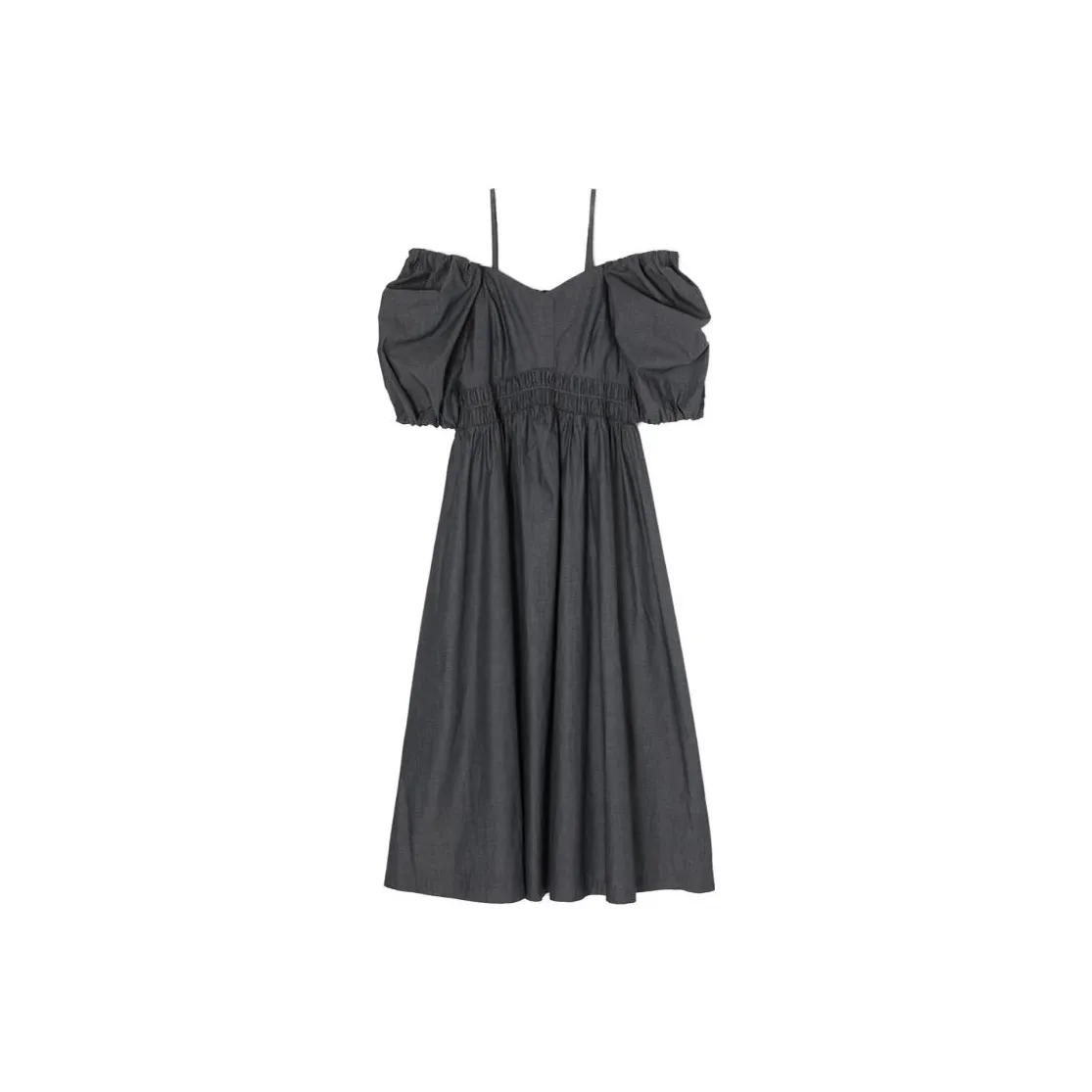 MOUSSY Short Sleeved Dresses Women's Black