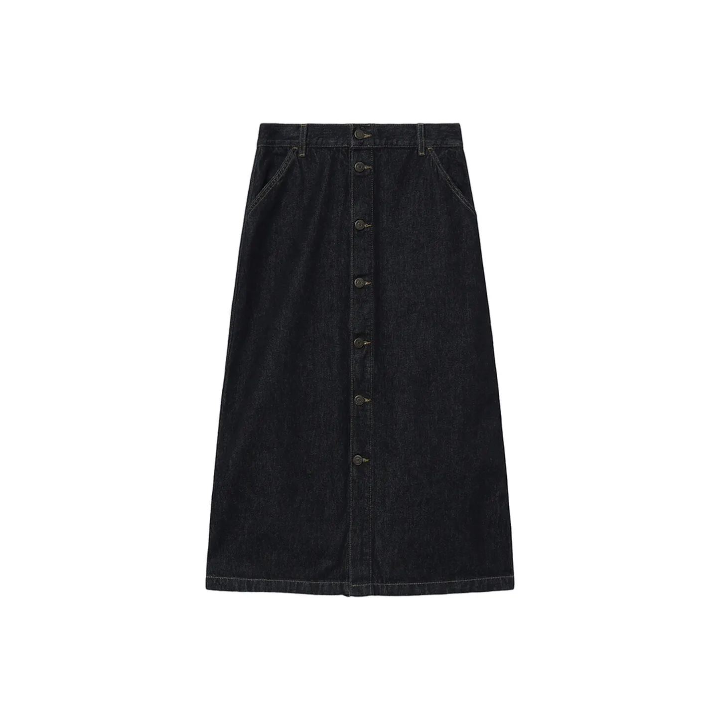 Carhartt WIP SS25 Denim Long Skirt Women's Dark Blue Кархартт WIP SS25 Деним Длинная Юбка Женская Темно-синий