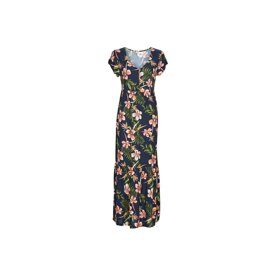 ROXY Short Sleeved Dress Women's Indigo