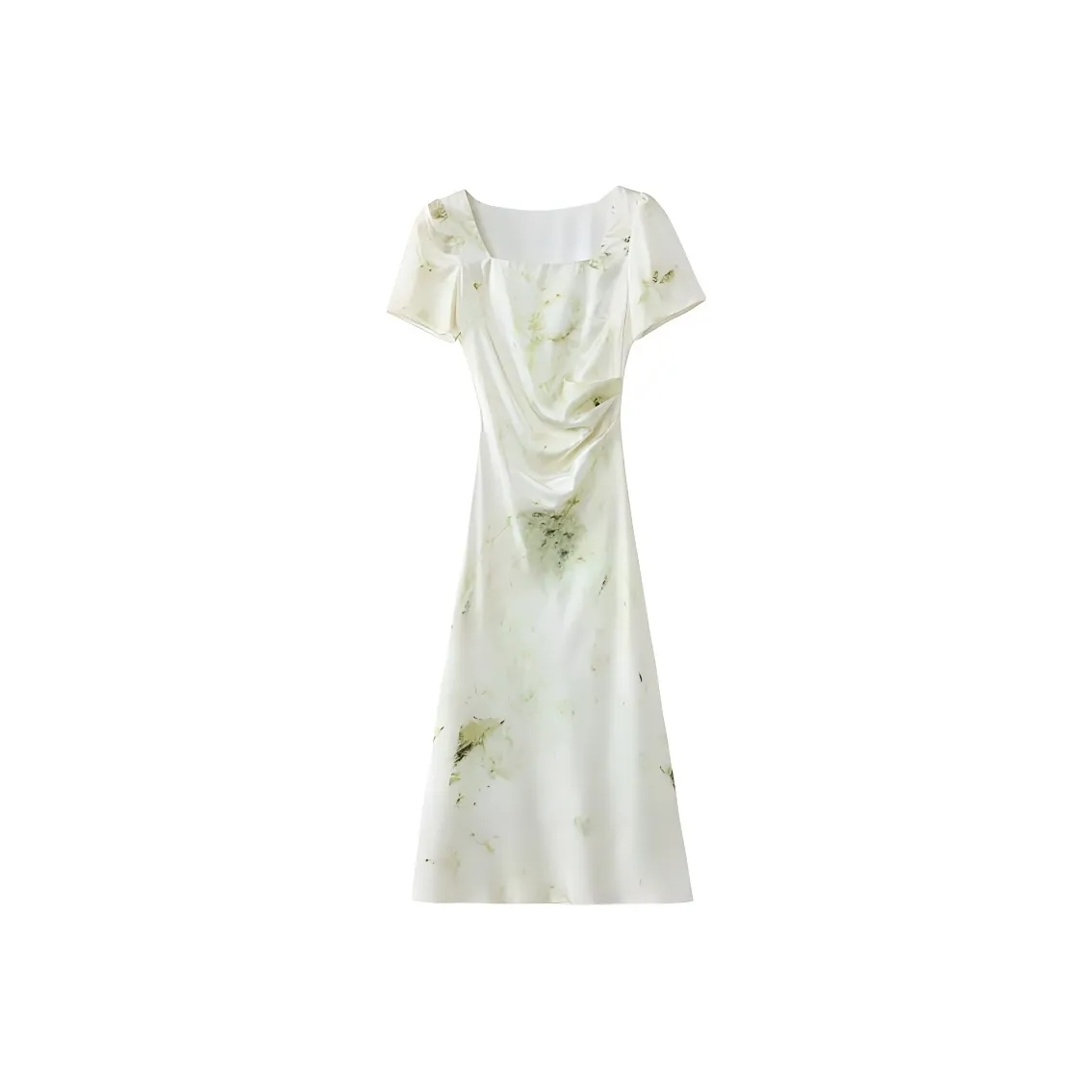 AHDO Short Sleeved Dress Women's Light Green
