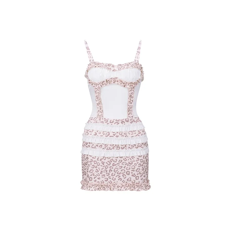 Girly Fancy Club Slip Dresses Women's Multicolor