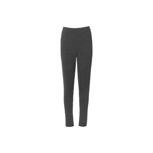 Cashmere In Love Темно-серые Женские Вязаные Спортивные Брюки