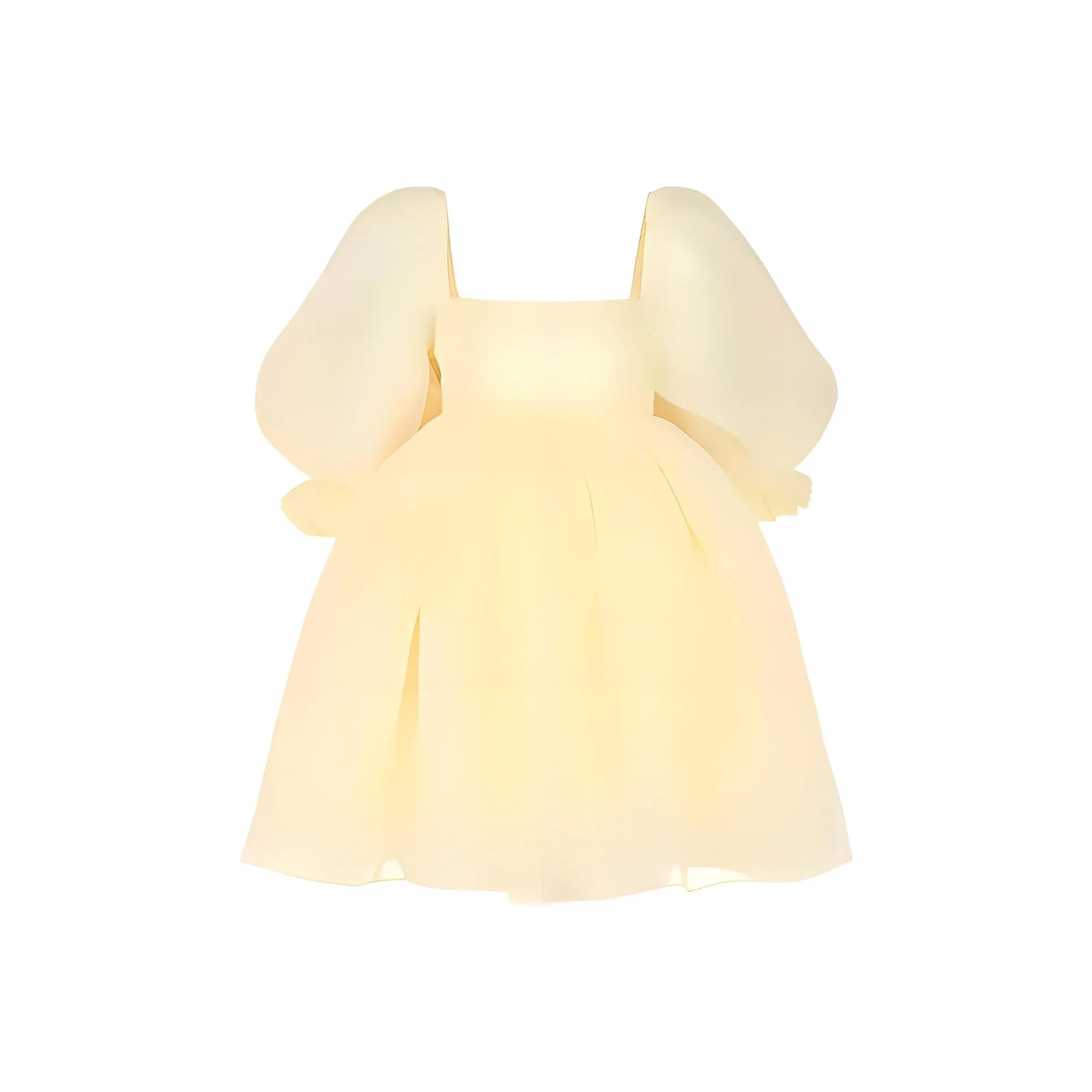 Selkie Collection Short Sleeved Dress Women's Yellow