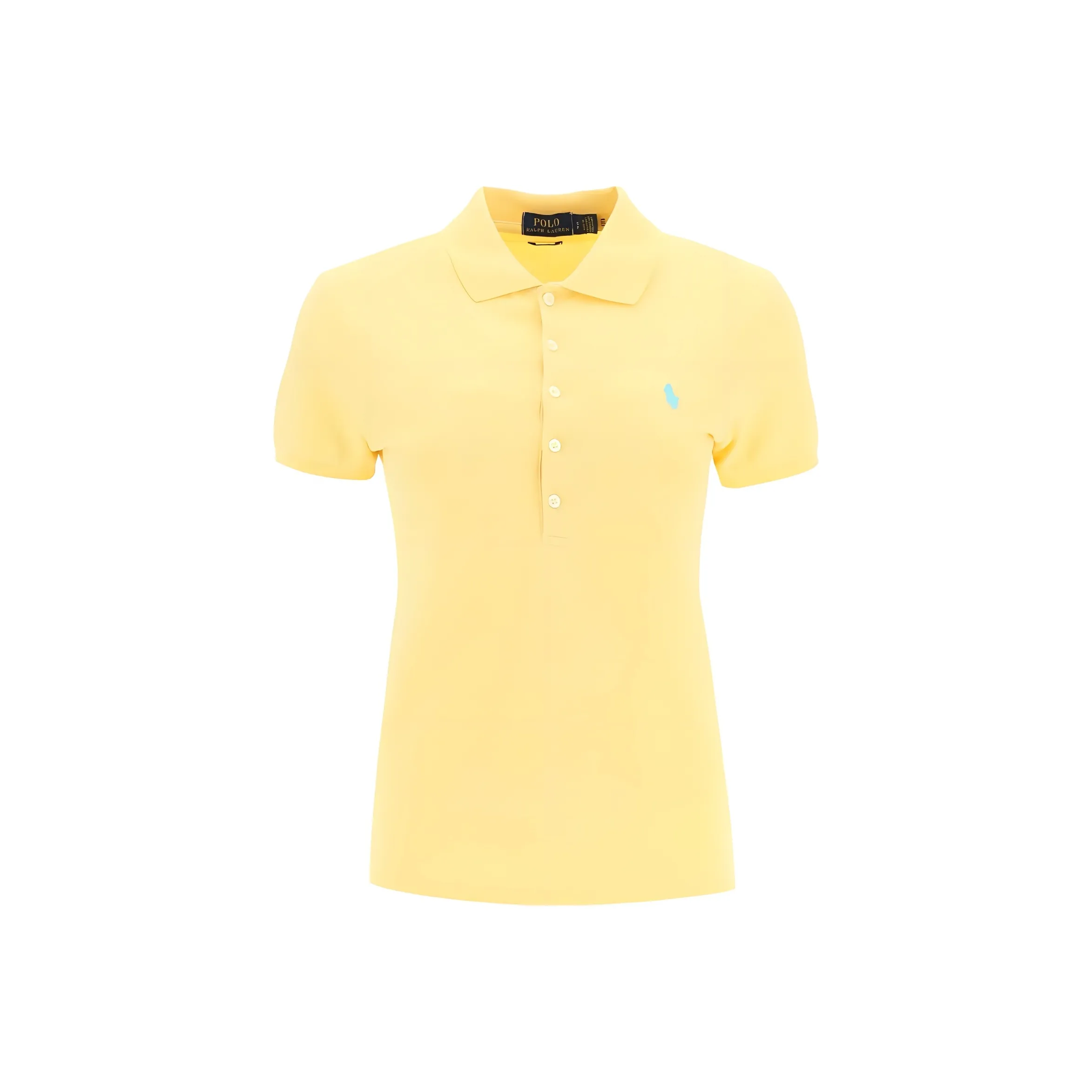 Polo Ralph Lauren SS23 Повседневный Короткий Рукав Polo Женские Желтый