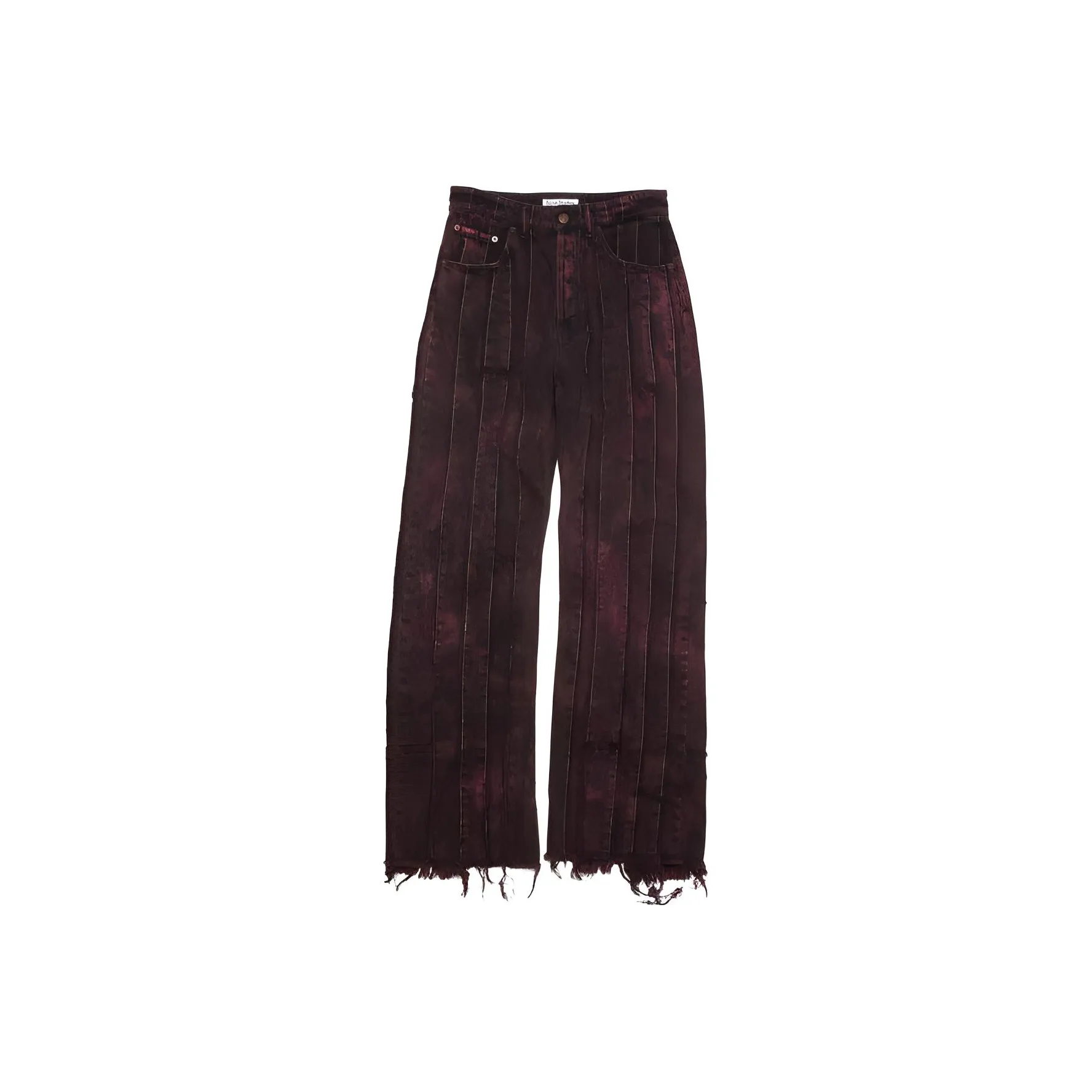 Acne Studios Джинсы 2021F Женские Бордовый