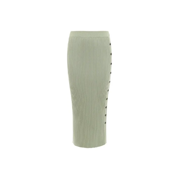 TORY BURCH Повседневный Длинный Юбка Женские Зеленый