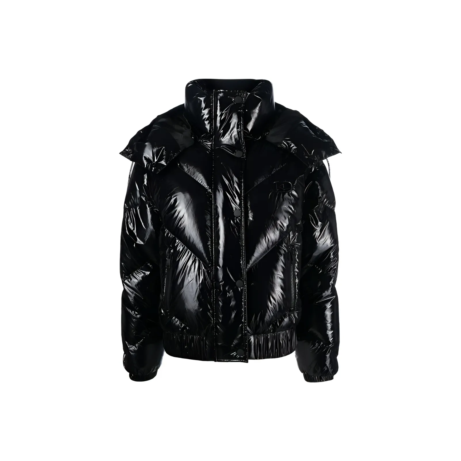 Karl Lagerfeld Хлопковый пуховик женский черный