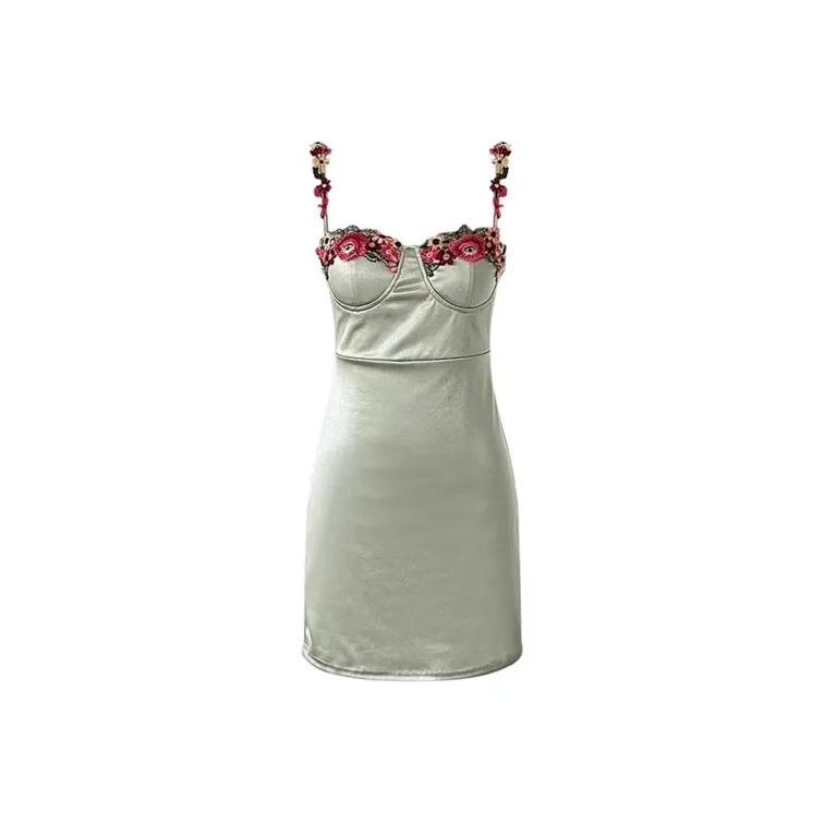 COSYISM Slip Платье Женское Зеленое