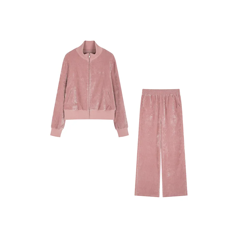 Mo Han Yi Mei Повседневный костюм женский пыльно-розовый