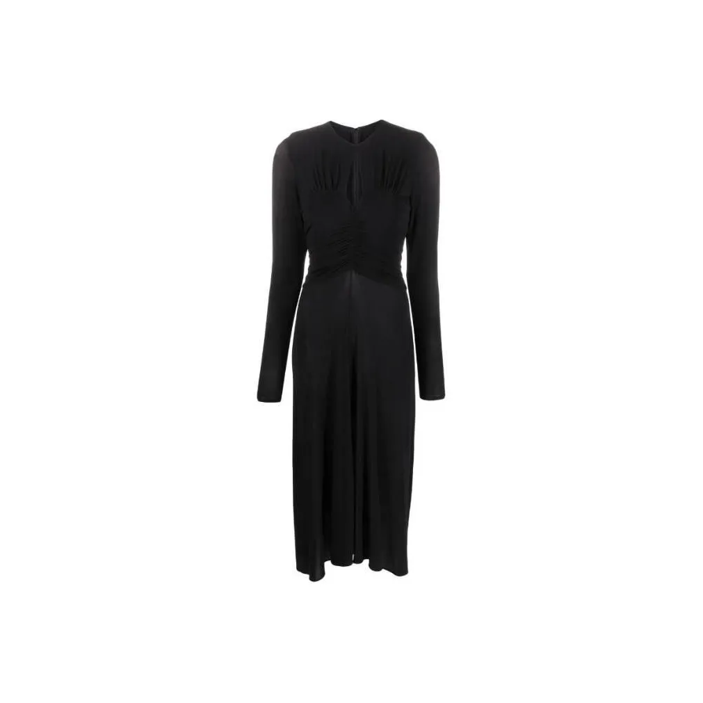 ISABEL MARANT Keyhole Neck Long Sleeved Midi Dress