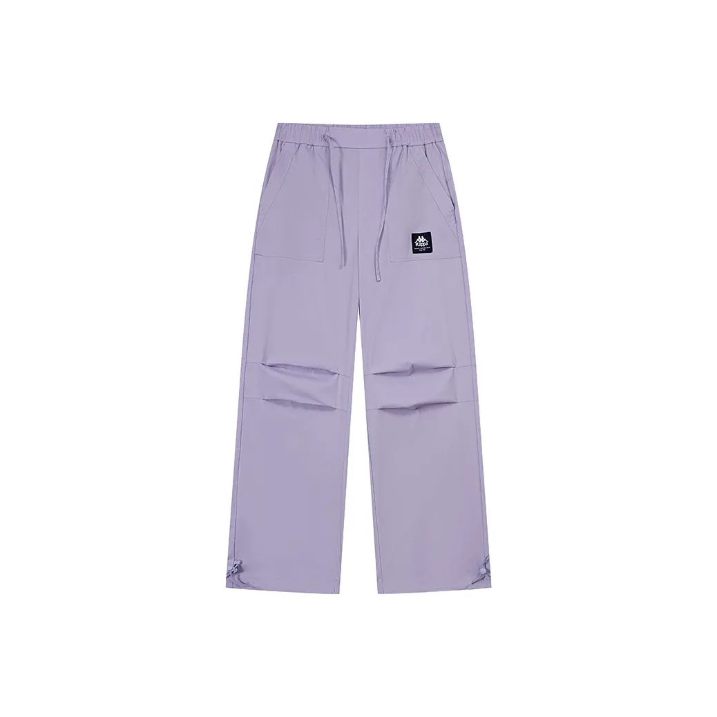 KAPPA Лето Карго Брюки Женские Светло-Кремовый Фиолетовый