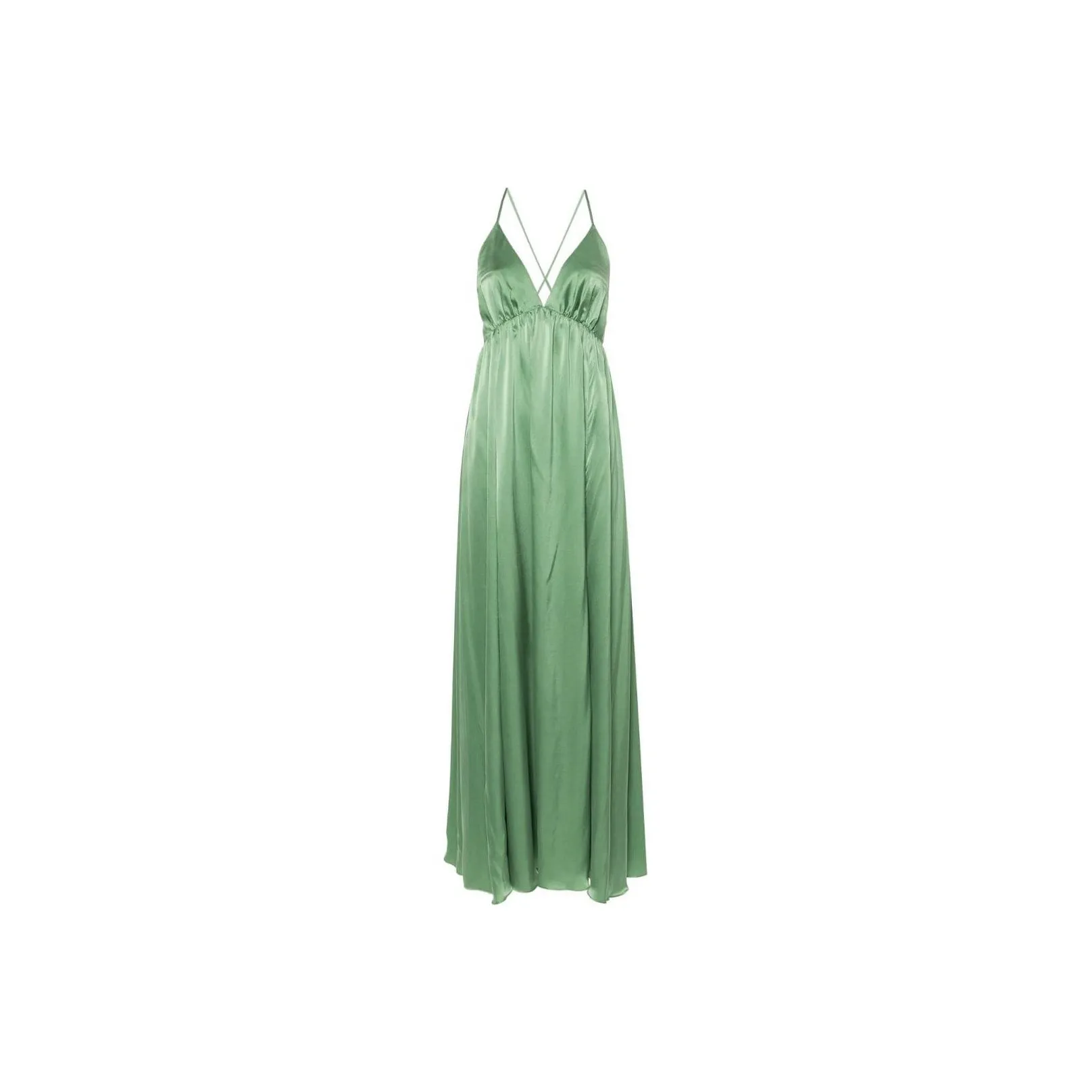 Zimmermann Sleeveless Satin Slip Maxi Dress