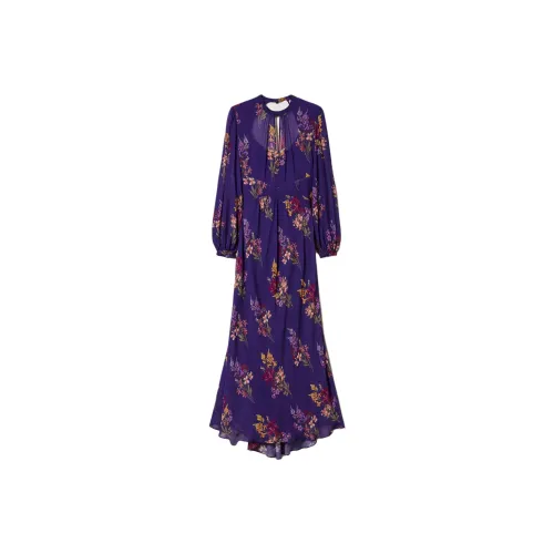 Twinset Фиолетовый Женские Длинные Платья с Рукавами