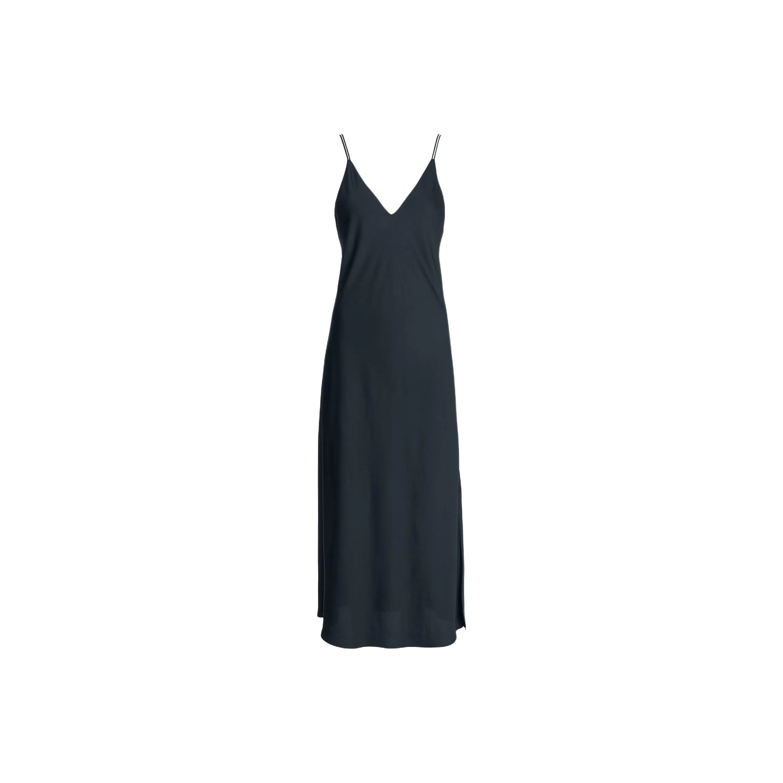 Calvin Klein Slip Dress Europe Version Women's Black