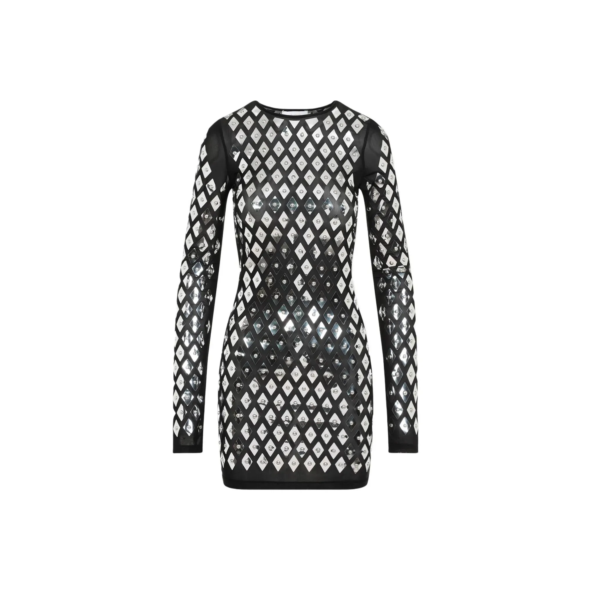 Rabanne Geometric studded Mini Dress