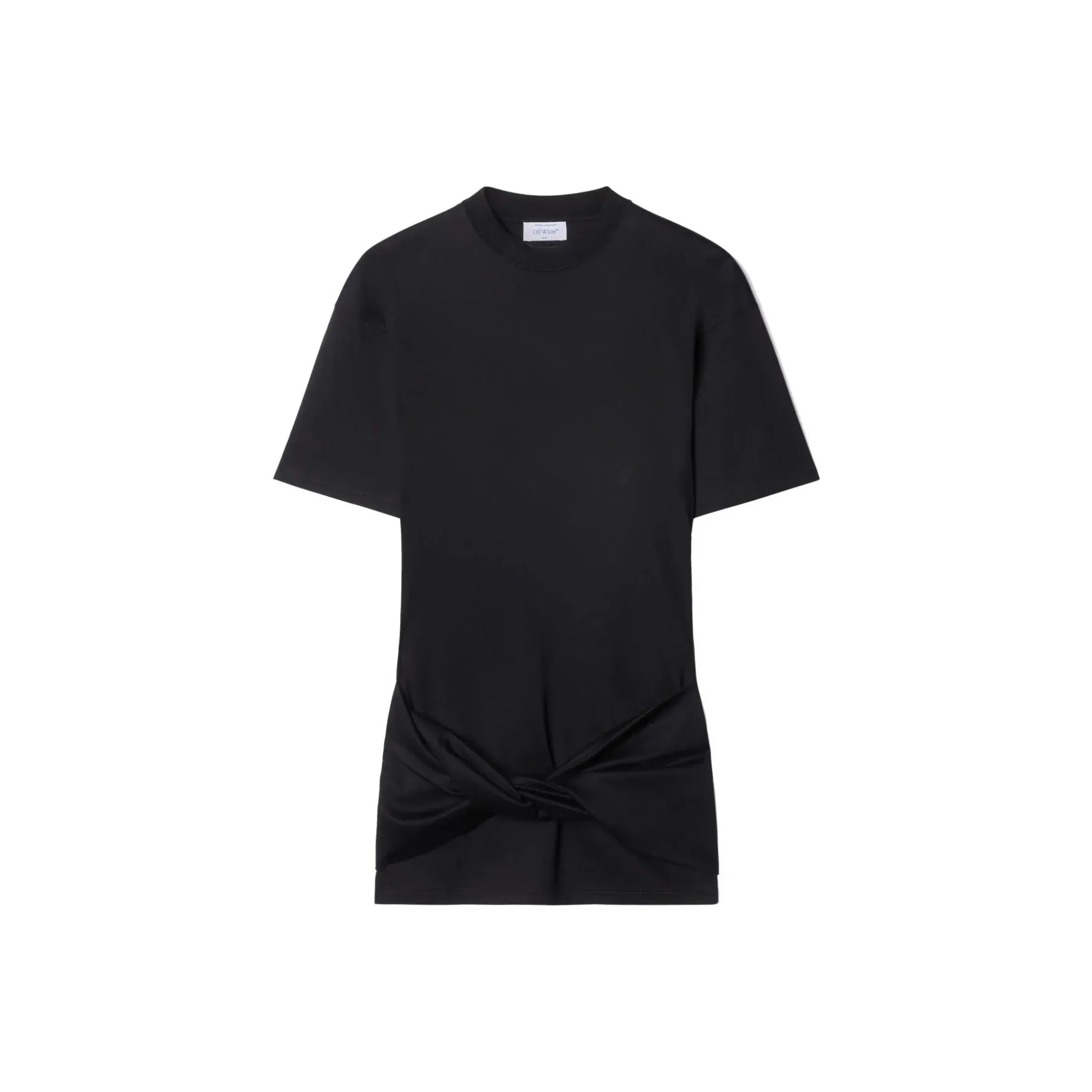 OFF WHITE Knotted Detailed Crewneck T Shirt